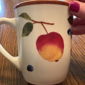 Longaberger Fruit Medley Coffee Mug